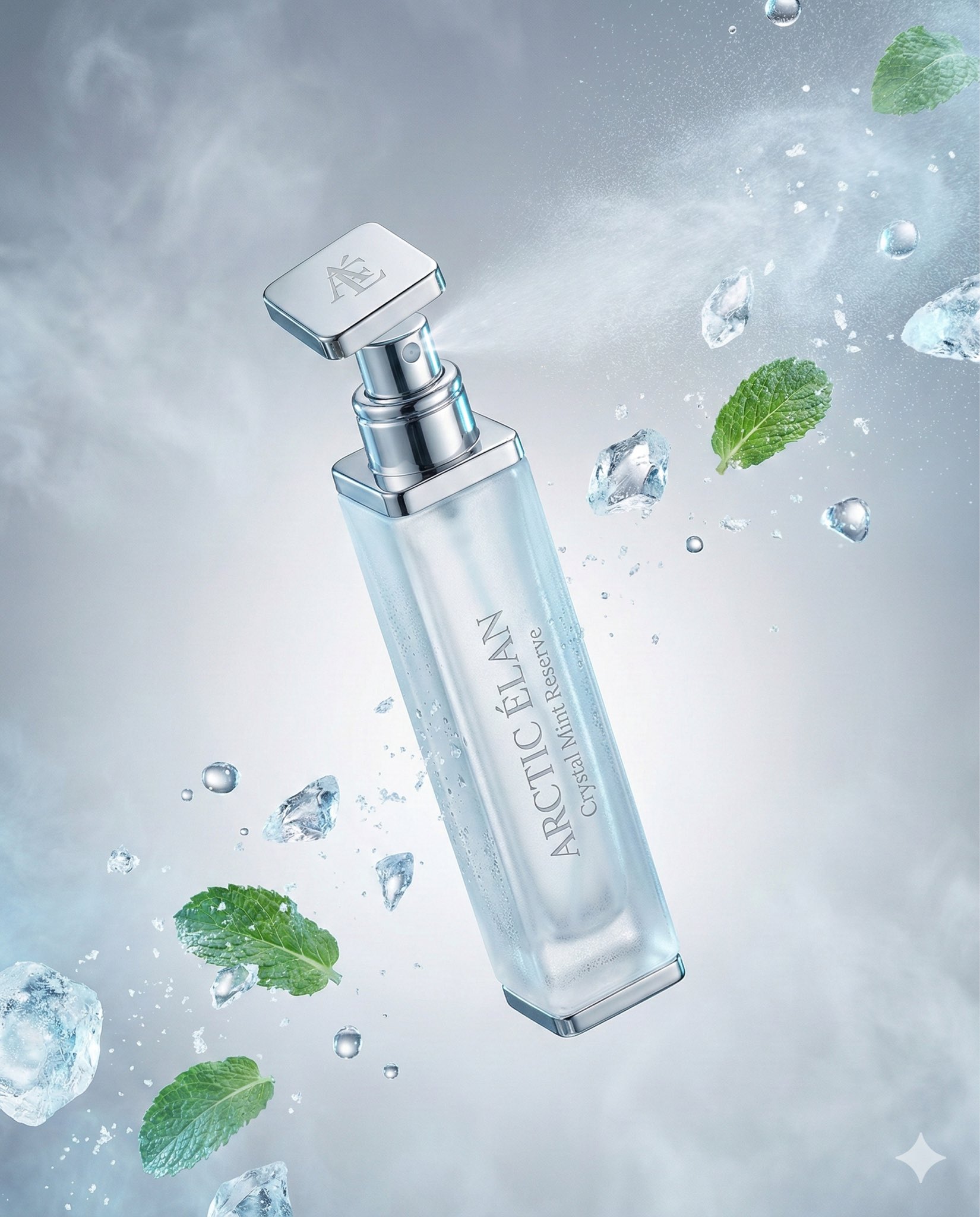 高端清新喷雾广告摄影