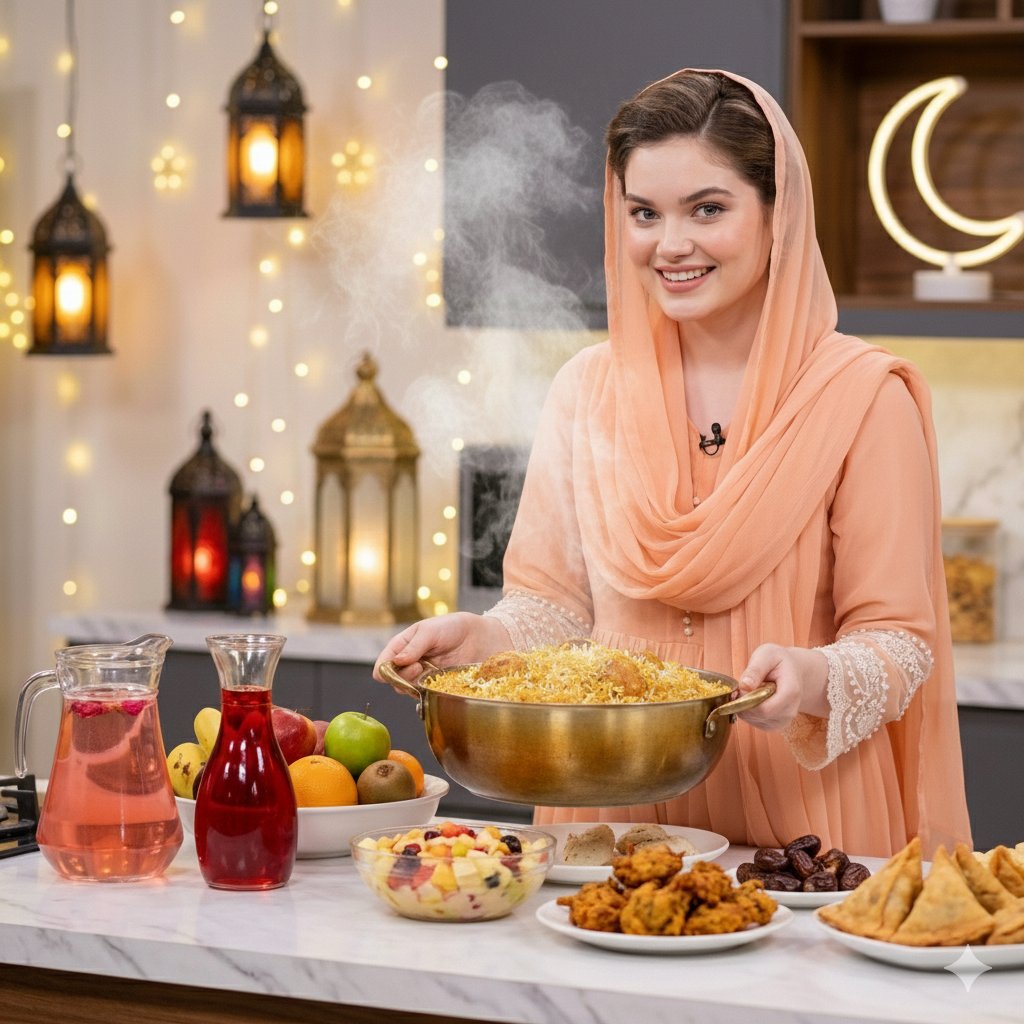 真实4K Ramadan烹饪展示