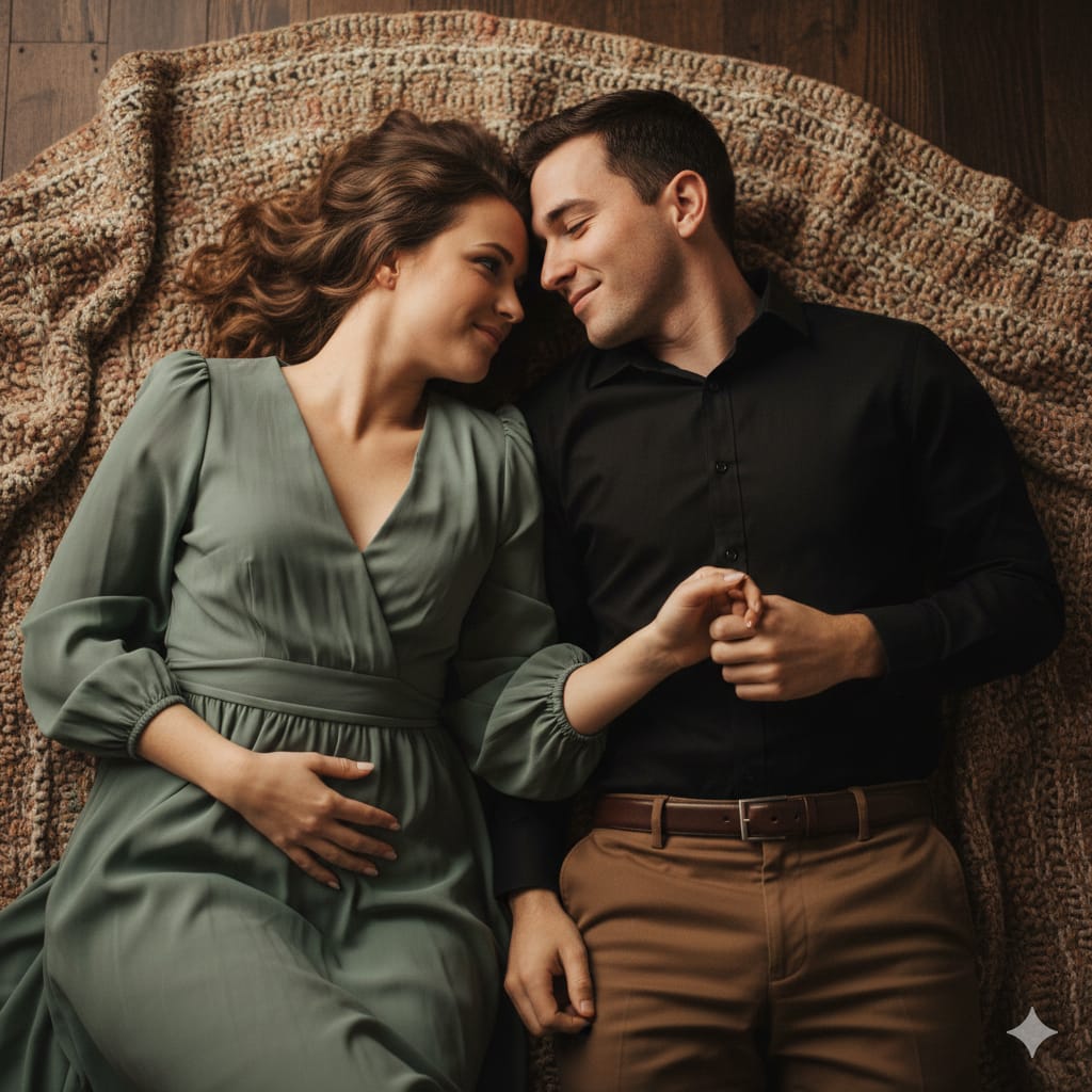 Google Gemini Nano Banana Pro - 'Cozy Lie-Down Snuggle' Pose