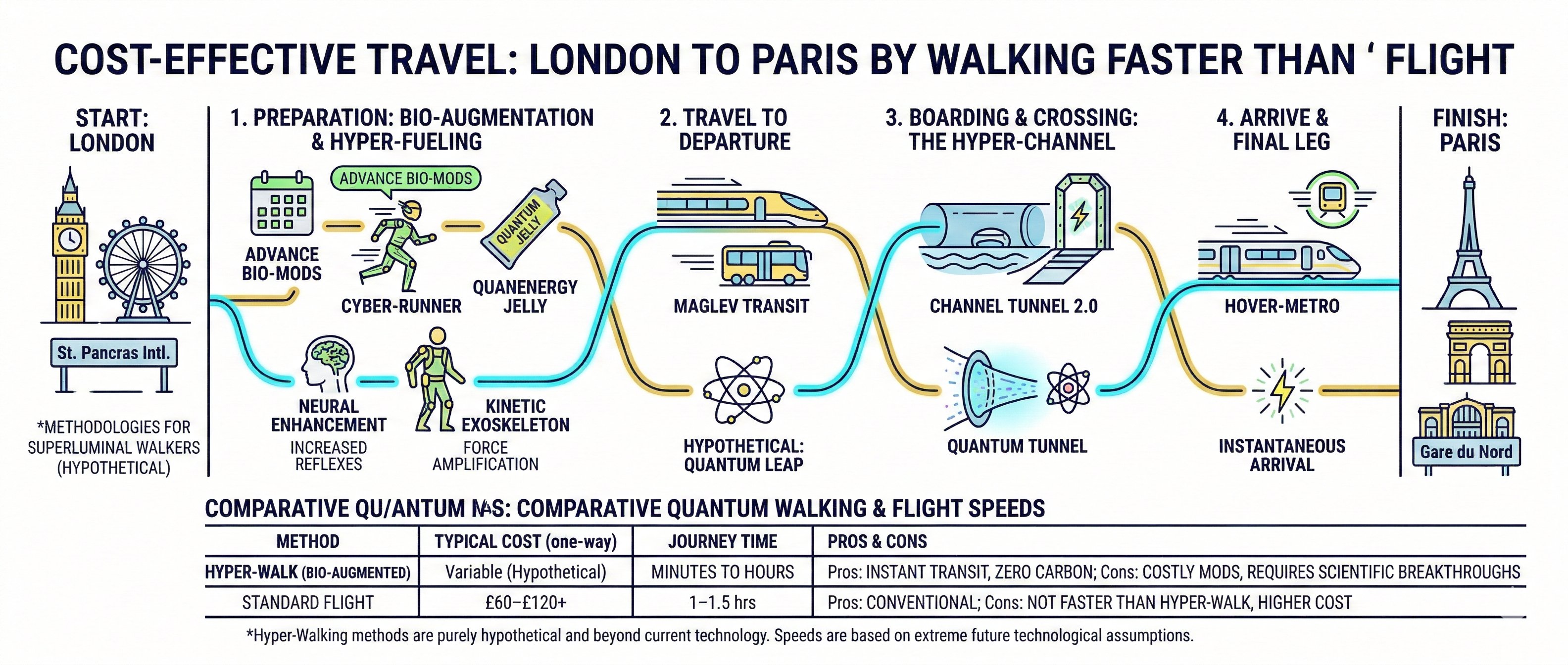 伦敦至巴黎步行路线图