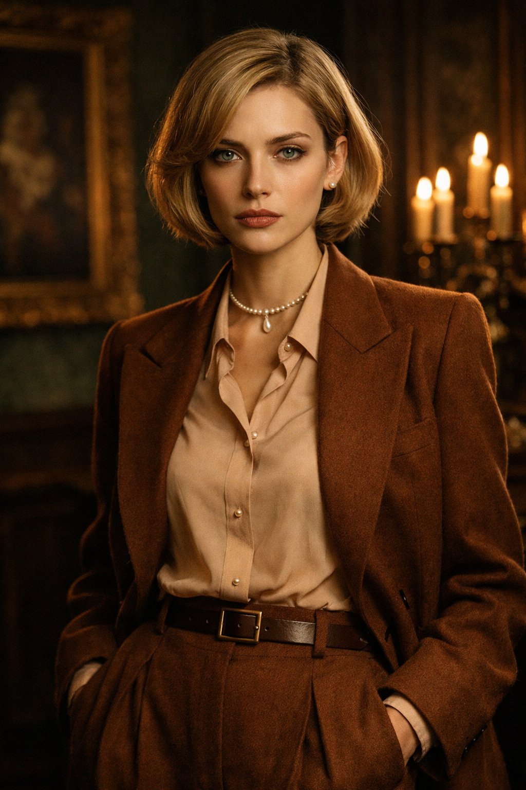 自信年轻女性的肖像