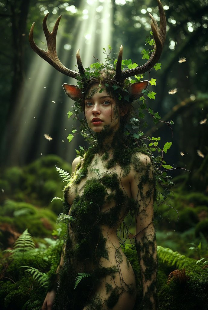 静谧神秘的森林守护者