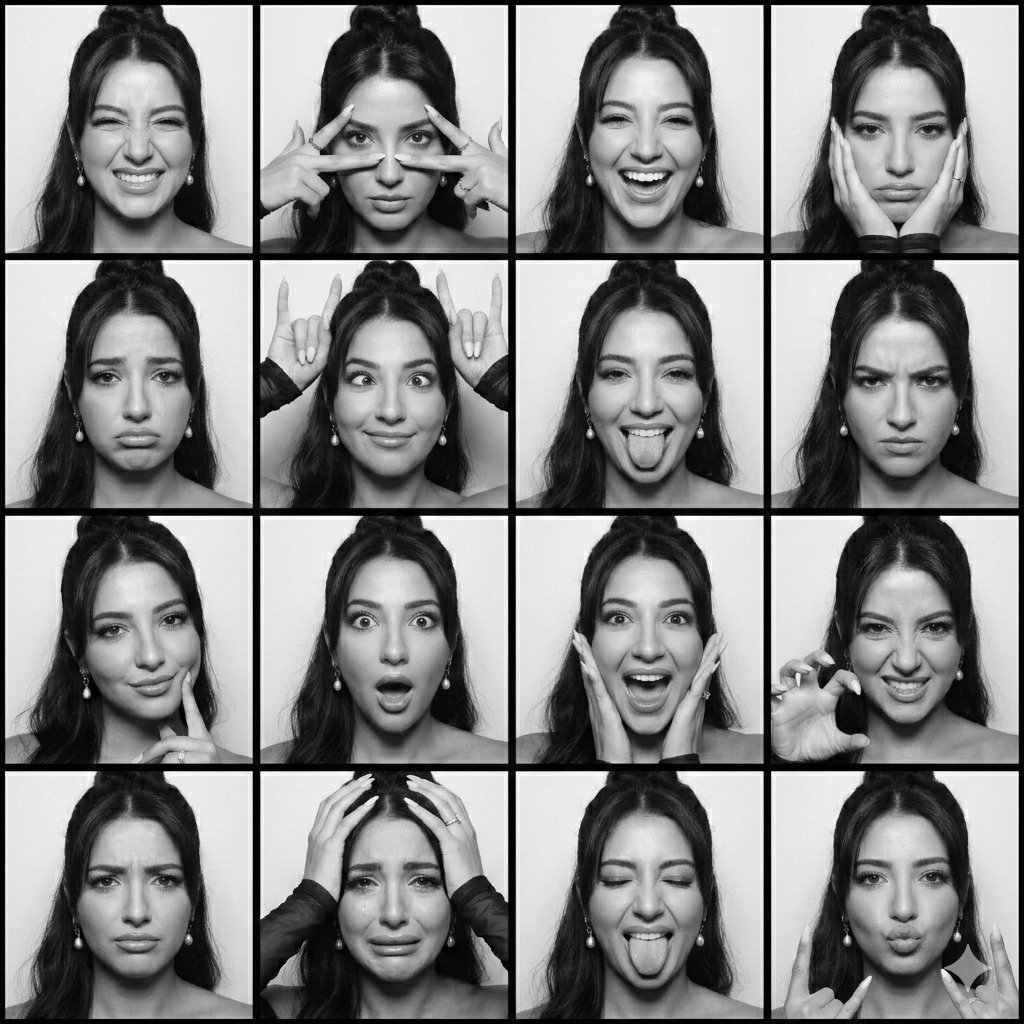 经典照片亭表情网格