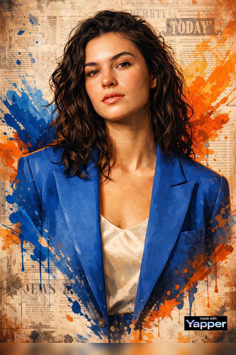 现代数字化艺术肖像